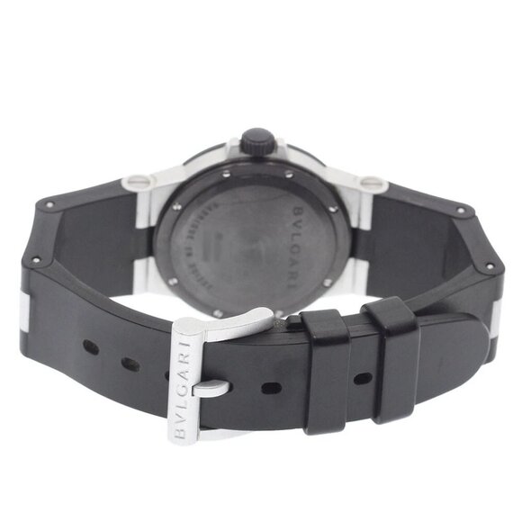 BVLGARI aluminum AL32A Date Silver Dial Quartz Boy's Watch - Picture 3 of 6